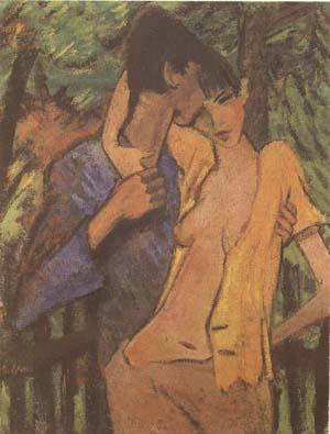 Otto Mueller Lovers (mk09) Sweden oil painting art